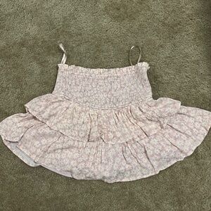 The Impeccable Pig Ruffled Mini Skirt Size S